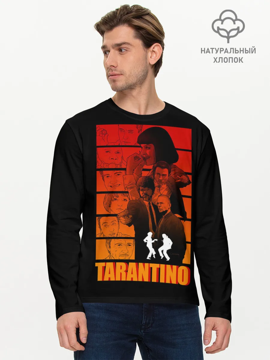 Мужской лонгслив базовый / Криминальное чтиво