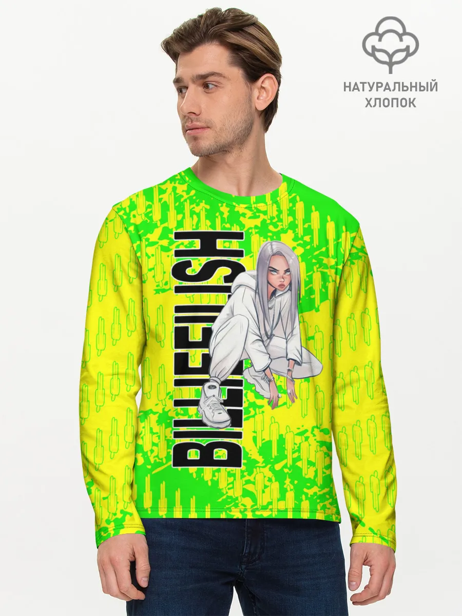 Мужской лонгслив базовый / билли айлиш