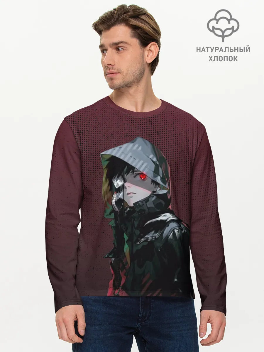 Мужской лонгслив базовый / Токийский Гуль