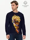 Мужской лонгслив базовый / Шар Дракона