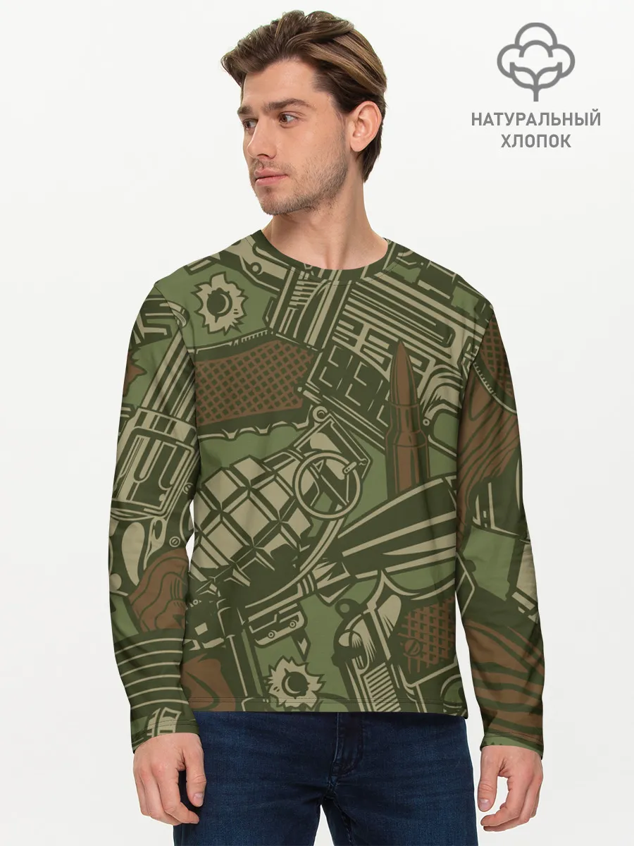 Мужской лонгслив базовый / Военный инвентарь | Military equipment