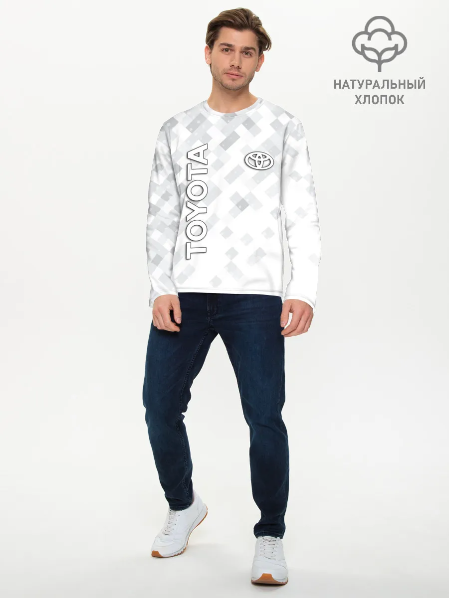 Мужской лонгслив базовый / TOYOTA