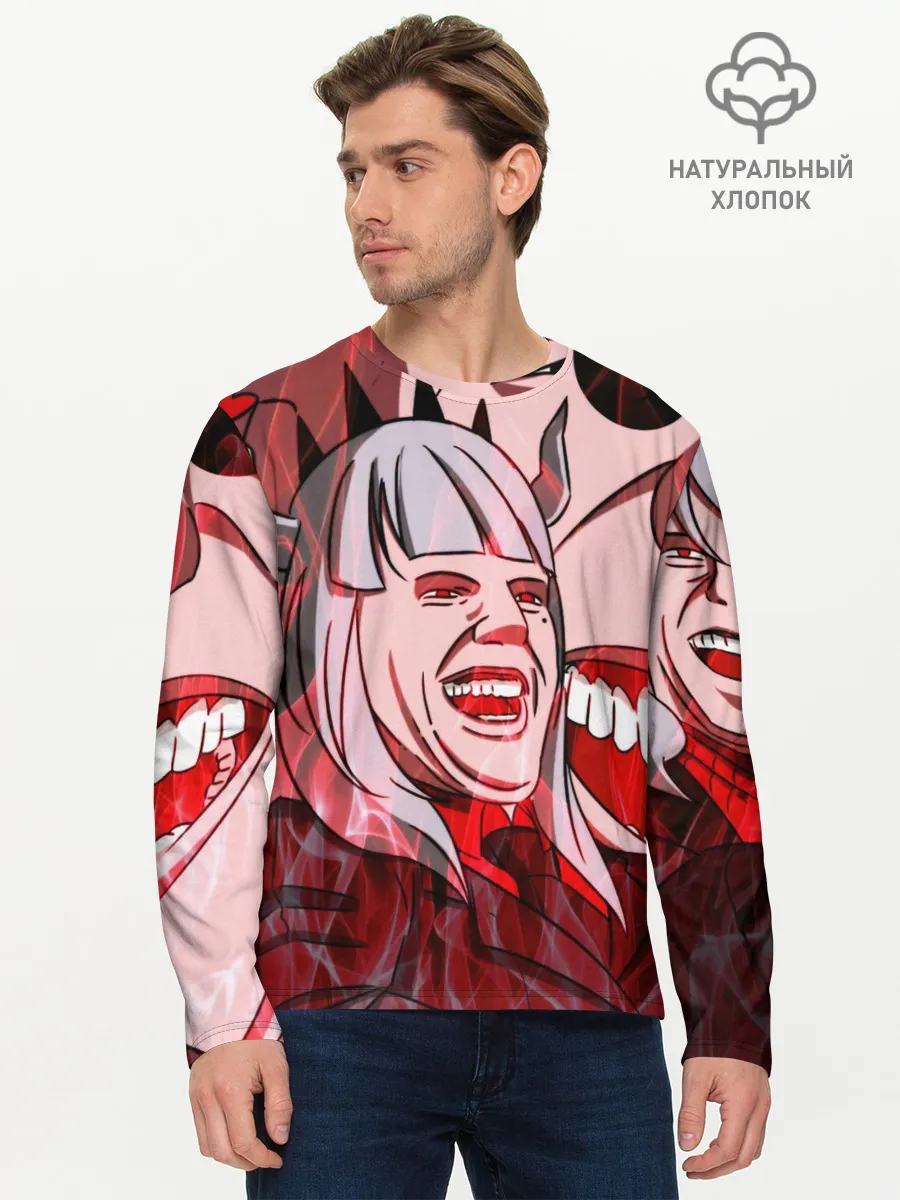 Мужской лонгслив базовый / ТОМ КРУЗ МЕМ