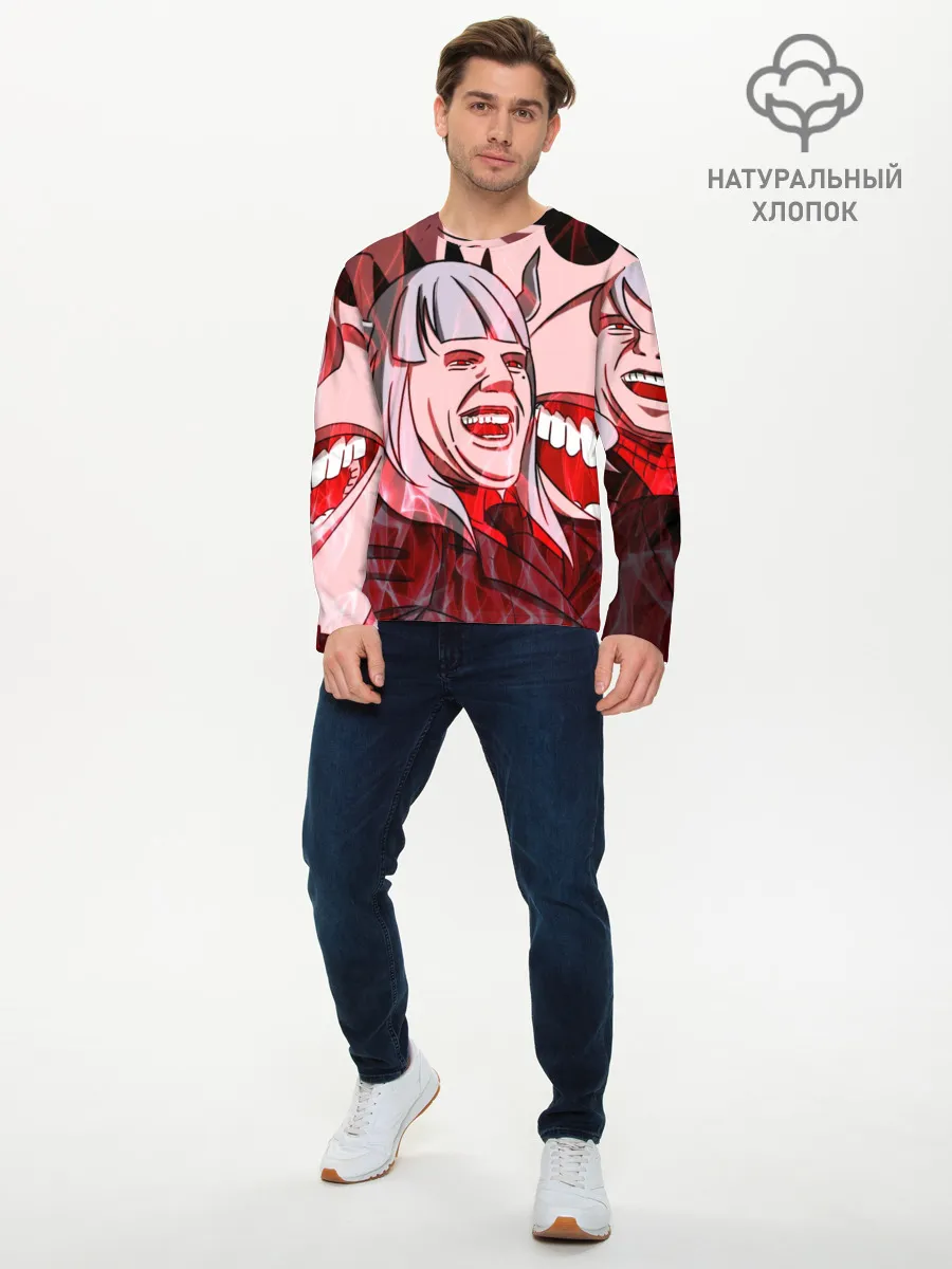 Мужской лонгслив базовый / ТОМ КРУЗ МЕМ