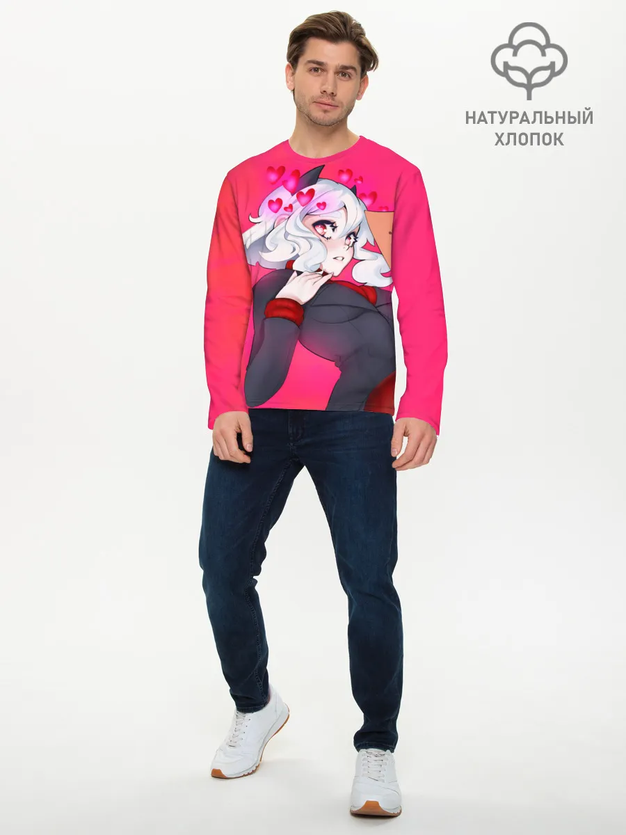 Мужской лонгслив базовый / HELLTAKER