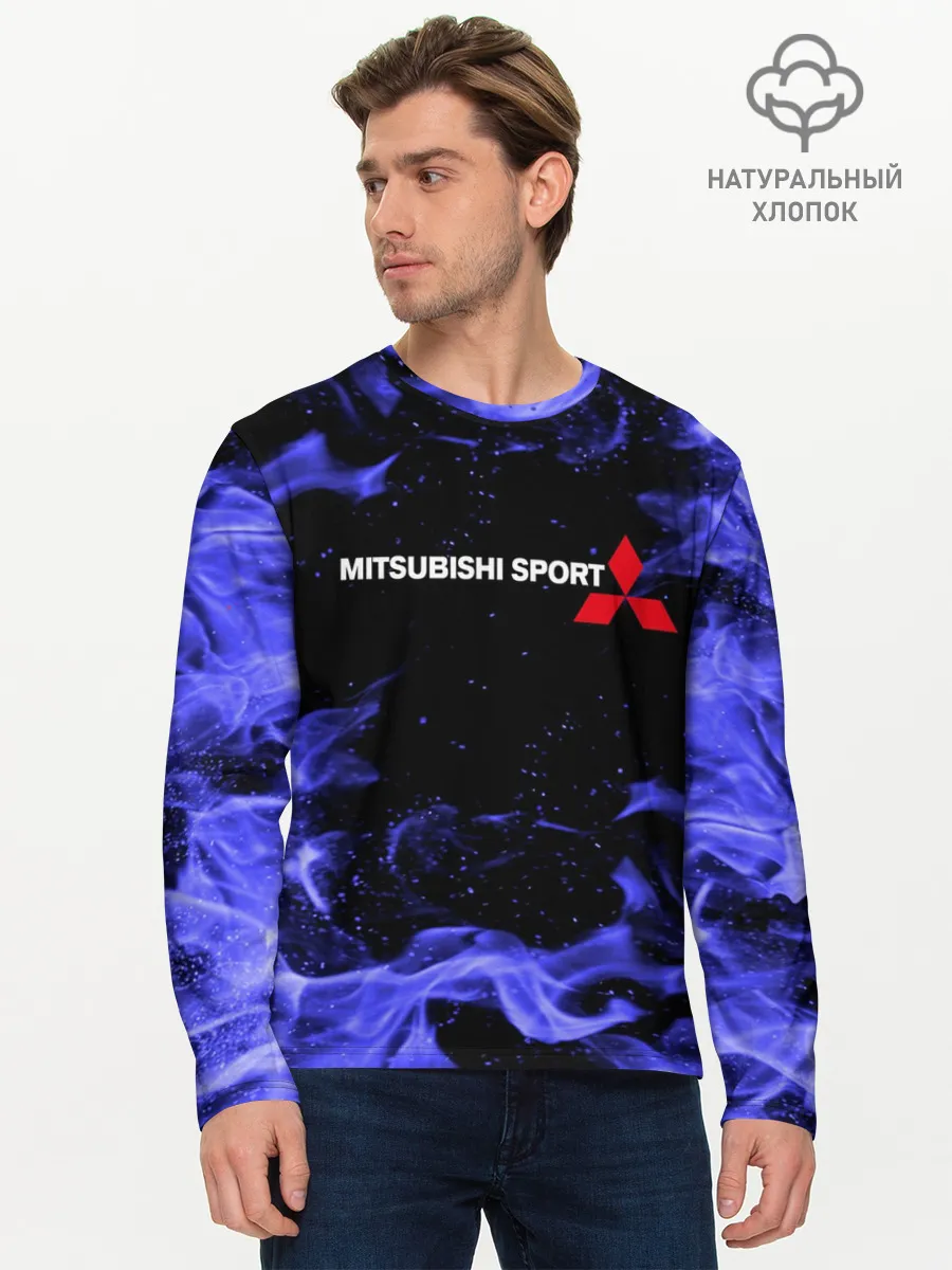 Мужской лонгслив базовый / MITSUBISHI