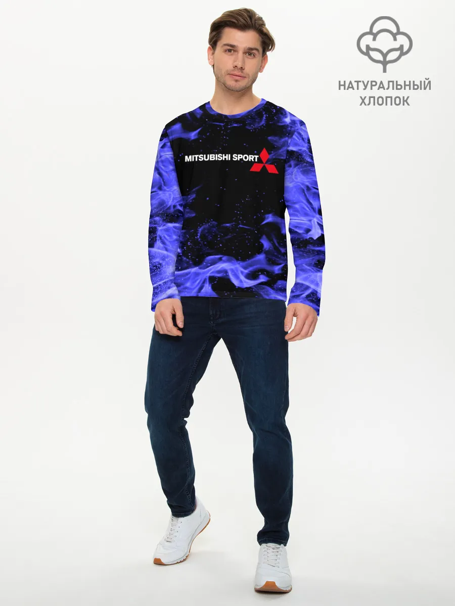Мужской лонгслив базовый / MITSUBISHI