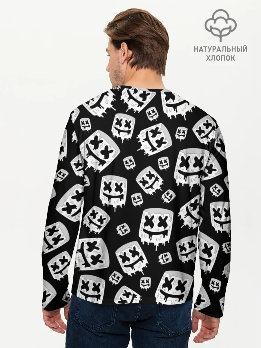 Мужской лонгслив базовый / MARSHMELLO