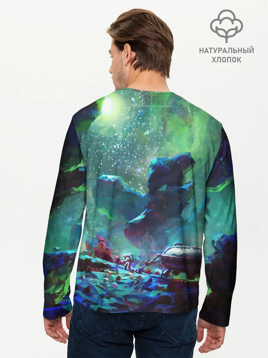 Мужской лонгслив базовый / КОСМОС:КОСМОНАВТ