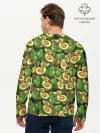 Мужской лонгслив базовый / avocado