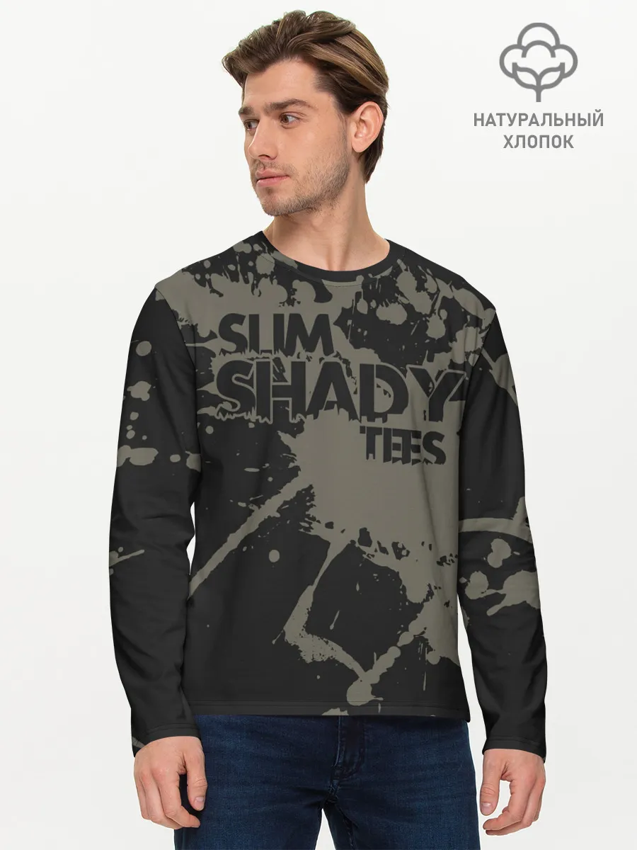 Мужской лонгслив базовый / Slim Shady