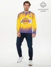 Мужской лонгслив базовый / Los Angeles Lakers
