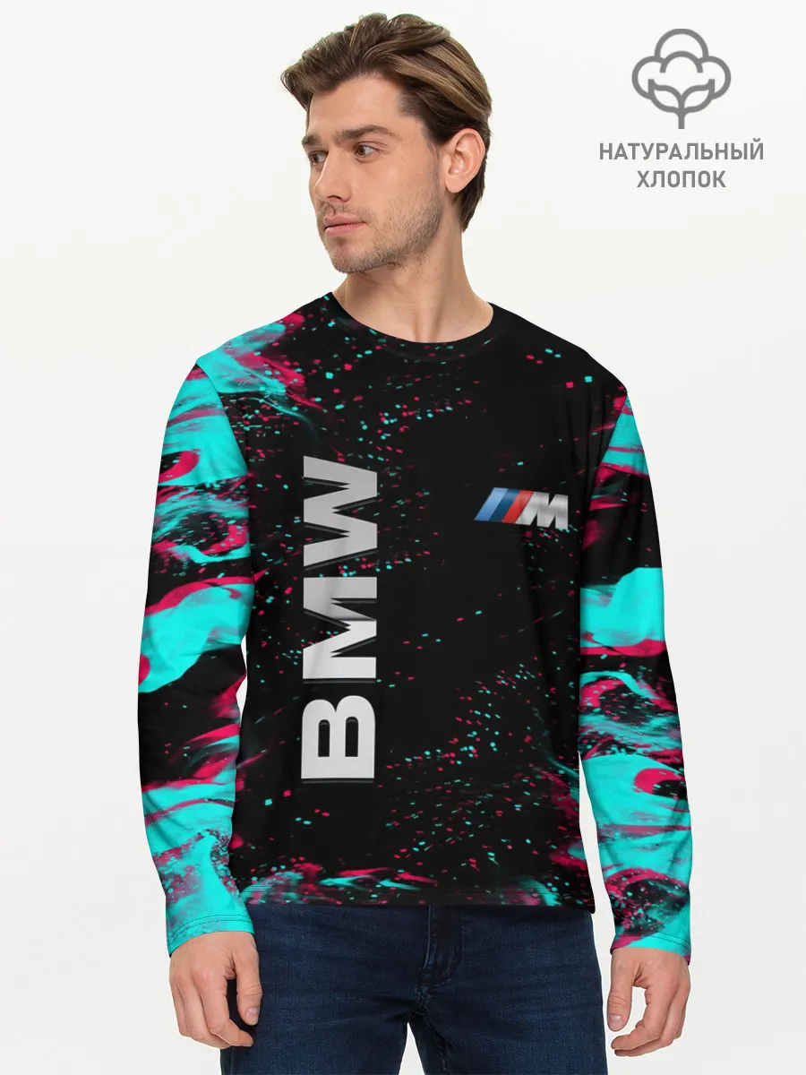 Мужской лонгслив базовый / BMW