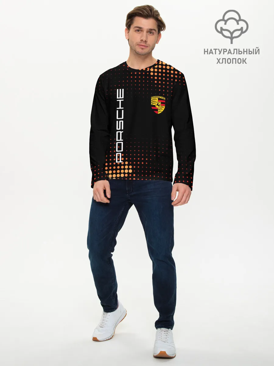 Мужской лонгслив базовый / PORSCHE