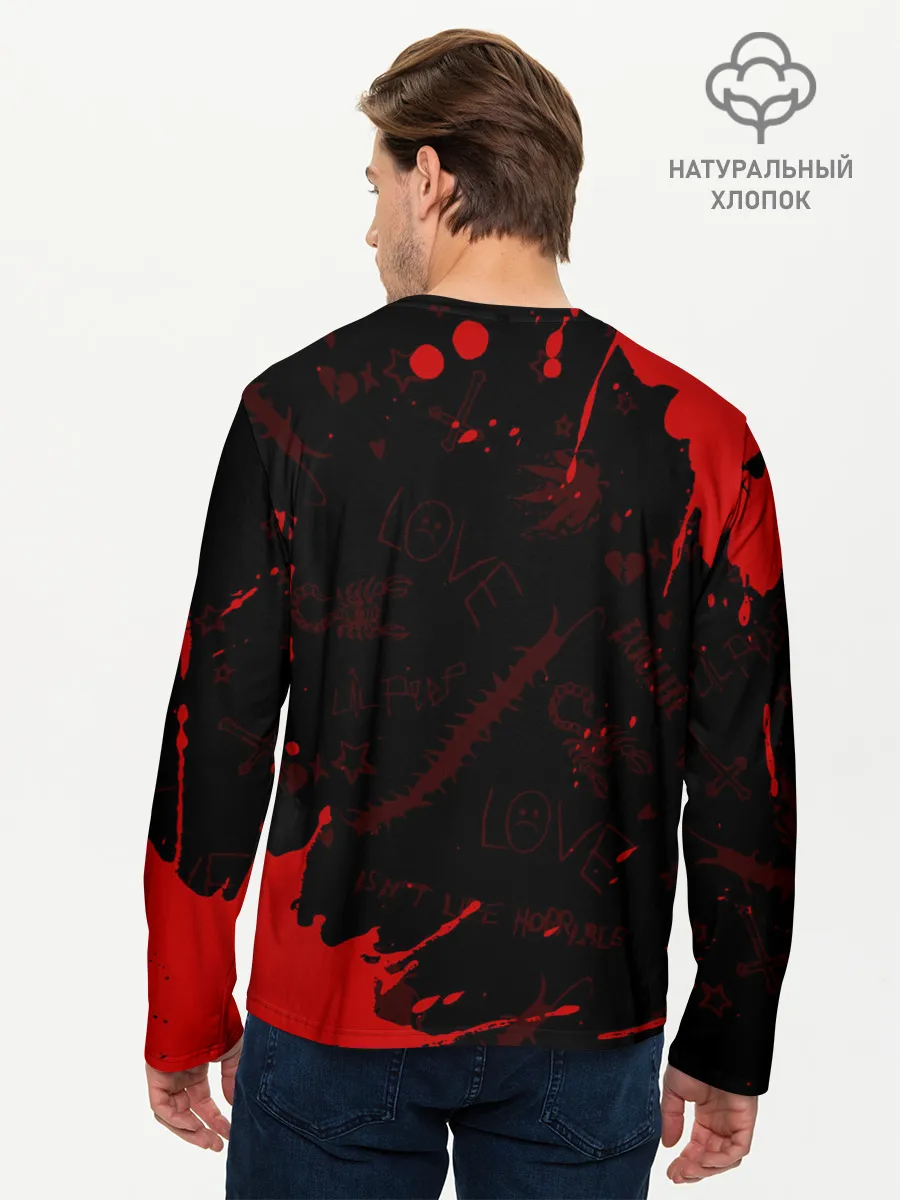 Мужской лонгслив базовый / LIL PEEP / ЛИЛ ПИП