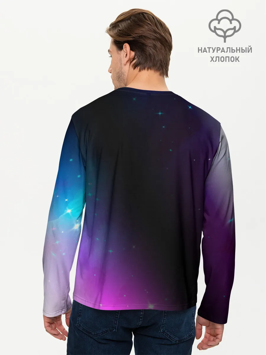 Мужской лонгслив базовый / RUSSIA / РОССИЯ