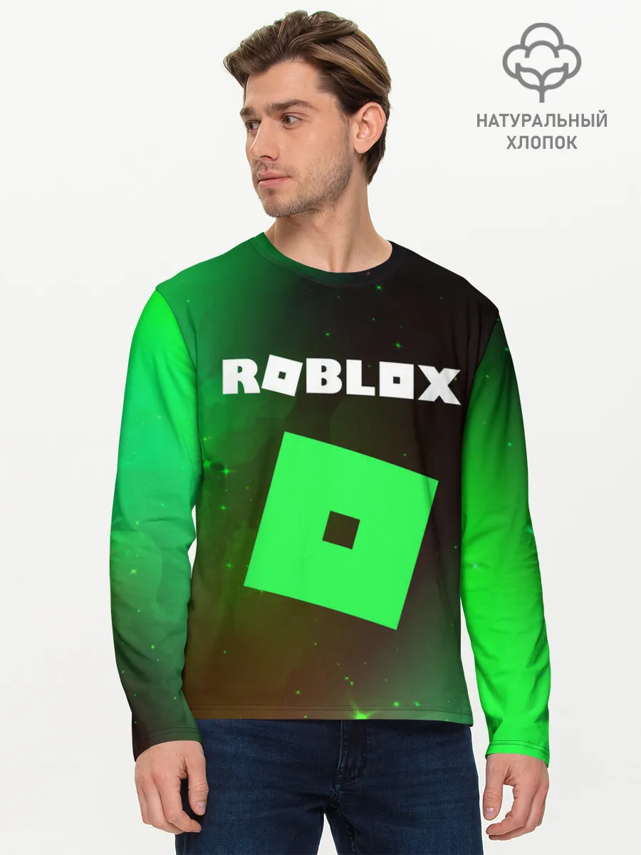Мужской лонгслив базовый / ROBLOX / РОБЛОКС