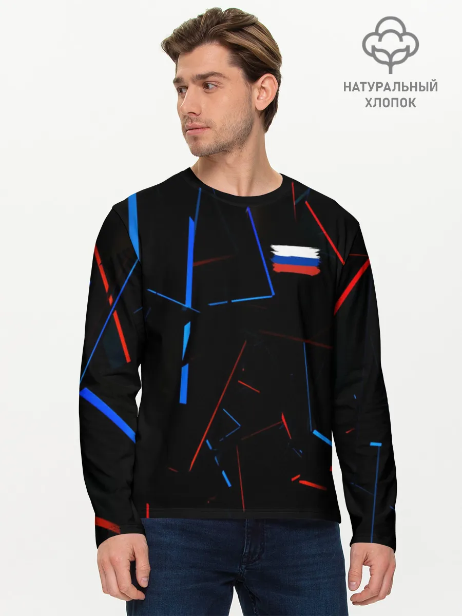 Мужской лонгслив базовый / Россия | Russia