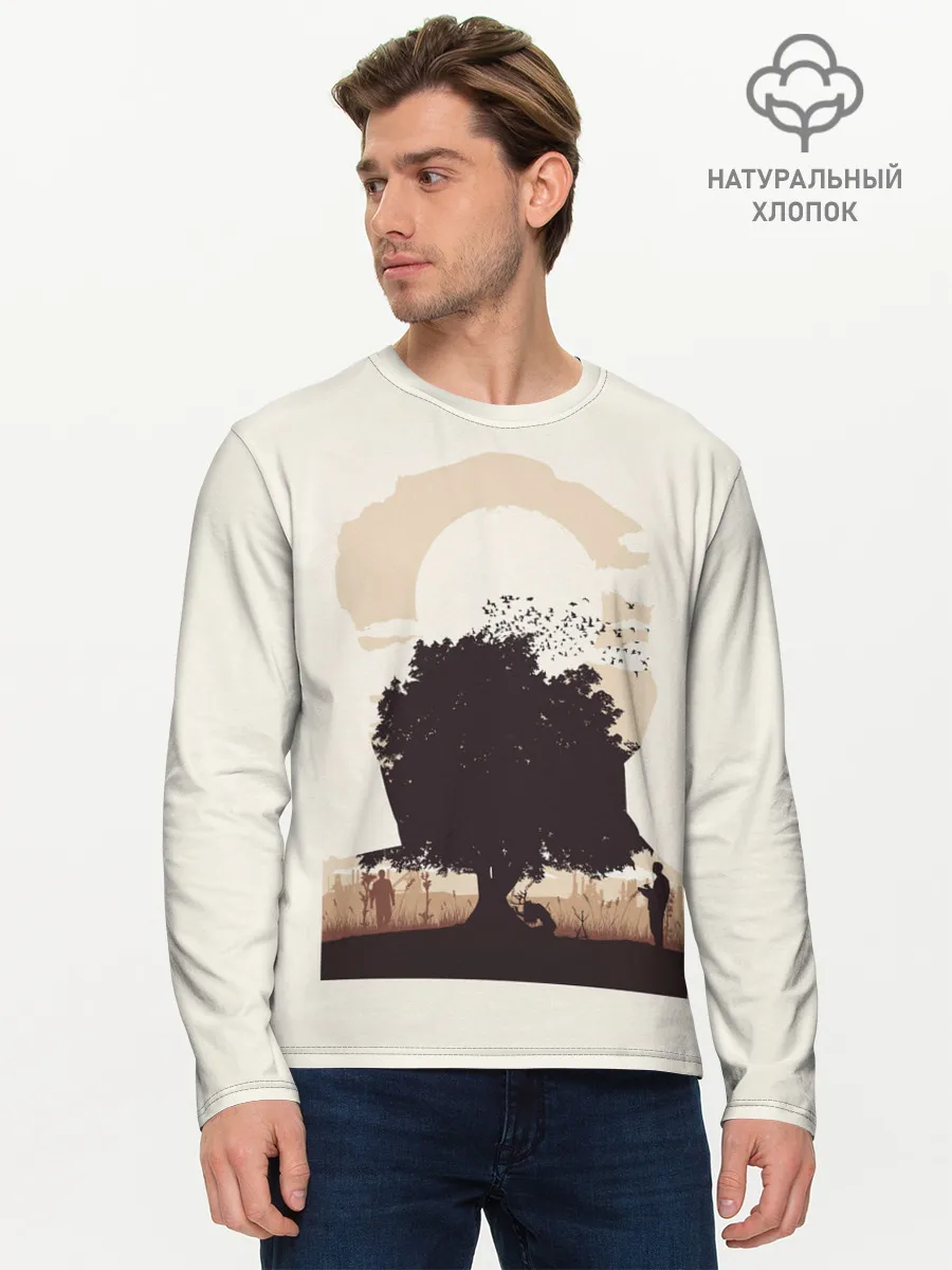 Мужской лонгслив базовый / Настоящий детектив