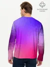 Мужской лонгслив базовый / фиолетовый кристалл