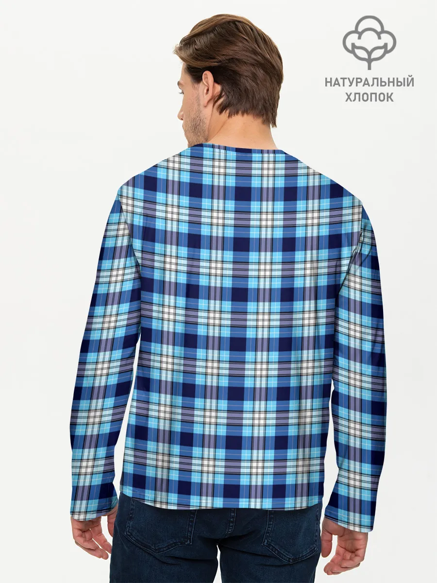 Мужской лонгслив базовый / The Gentlemen Blue