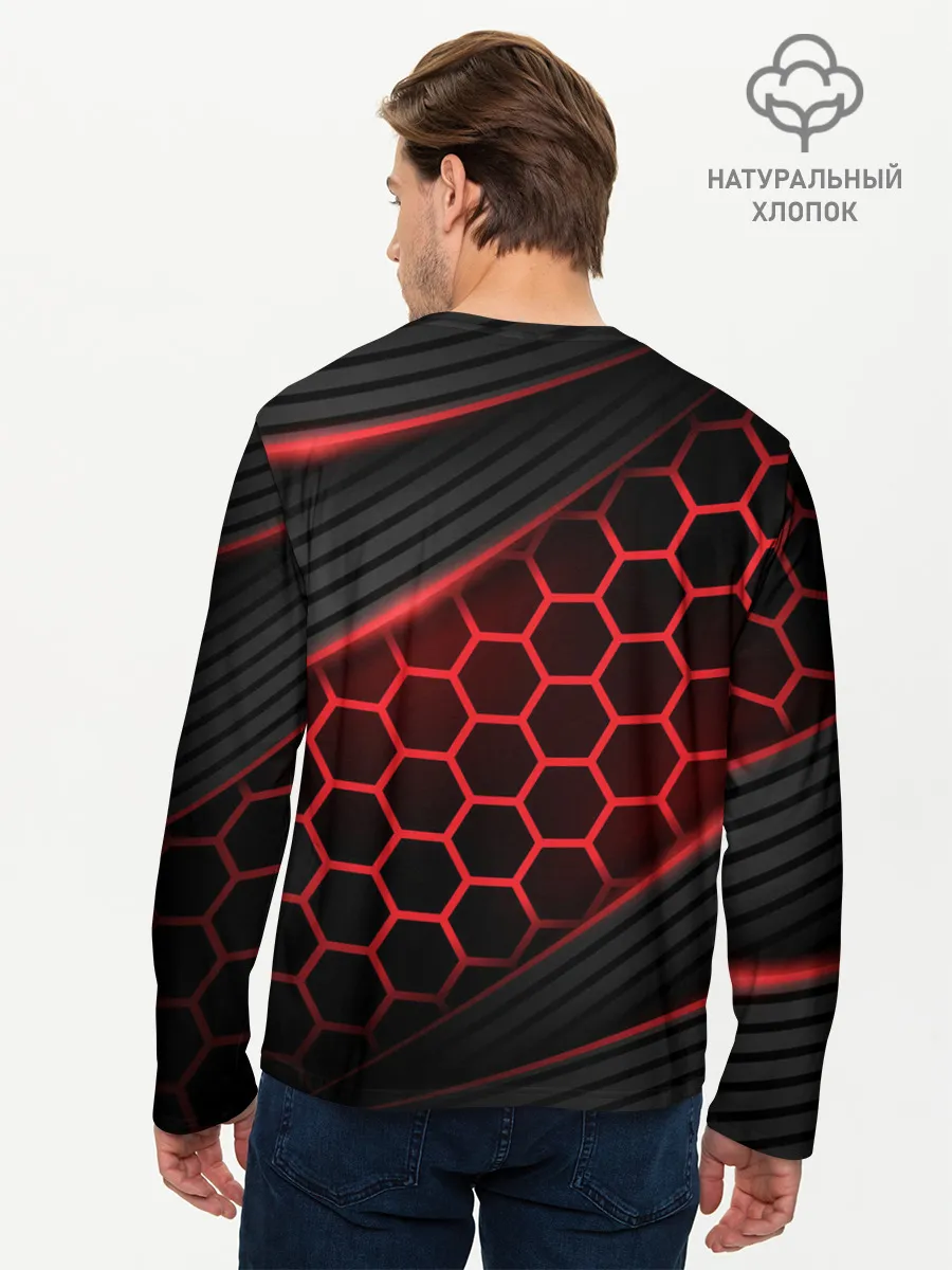 Мужской лонгслив базовый / HONDA