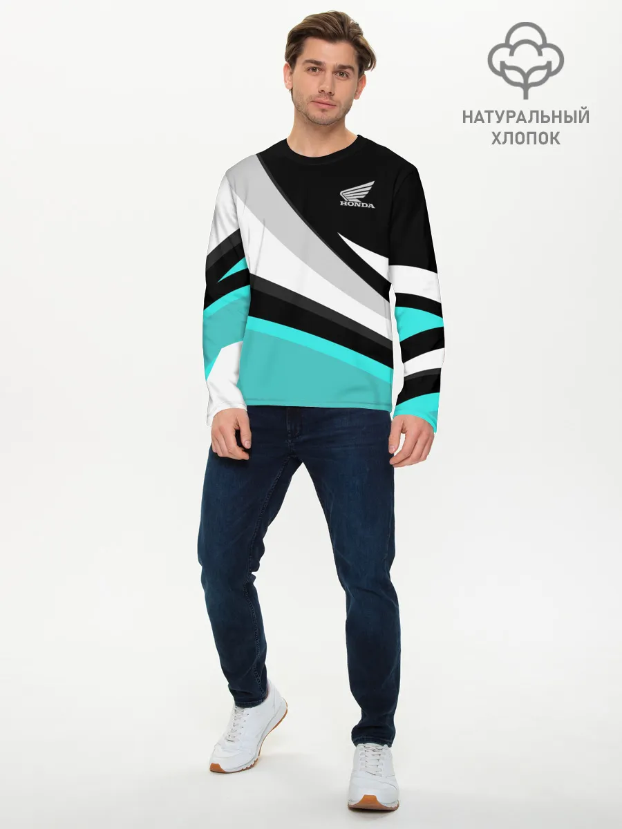 Мужской лонгслив базовый / HONDA