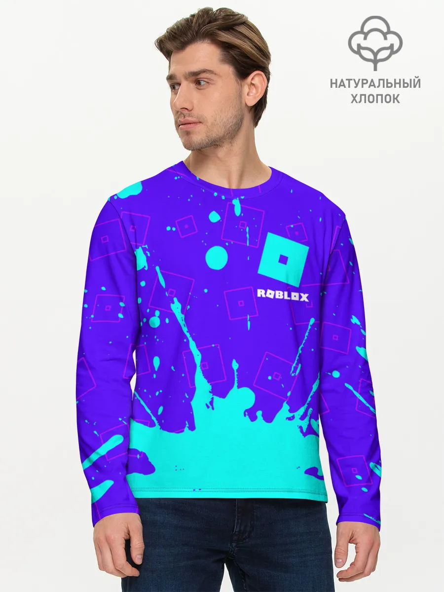 Мужской лонгслив базовый / ROBLOX / РОБЛОКС
