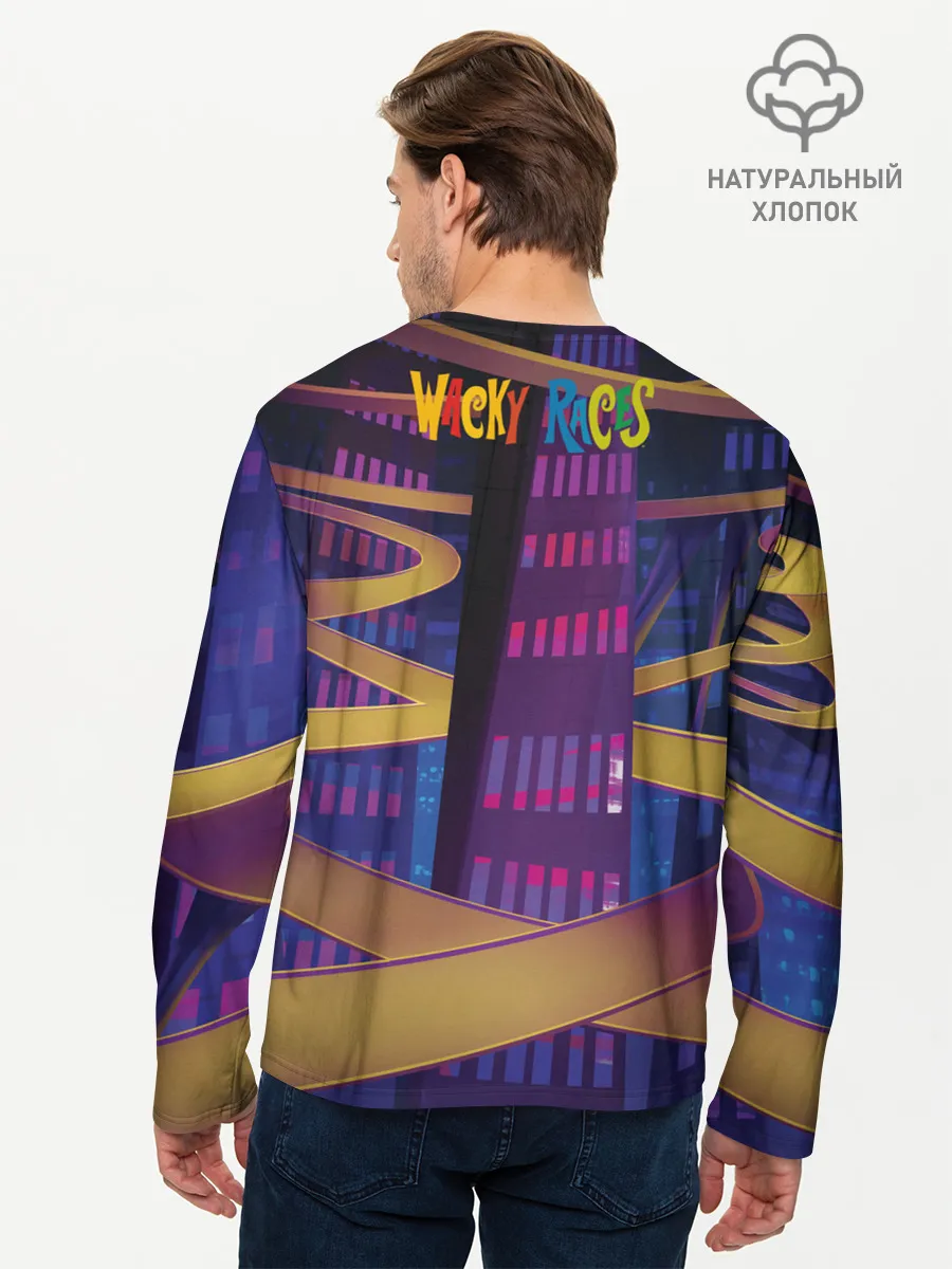 Мужской лонгслив базовый / Muttley HE HE HE