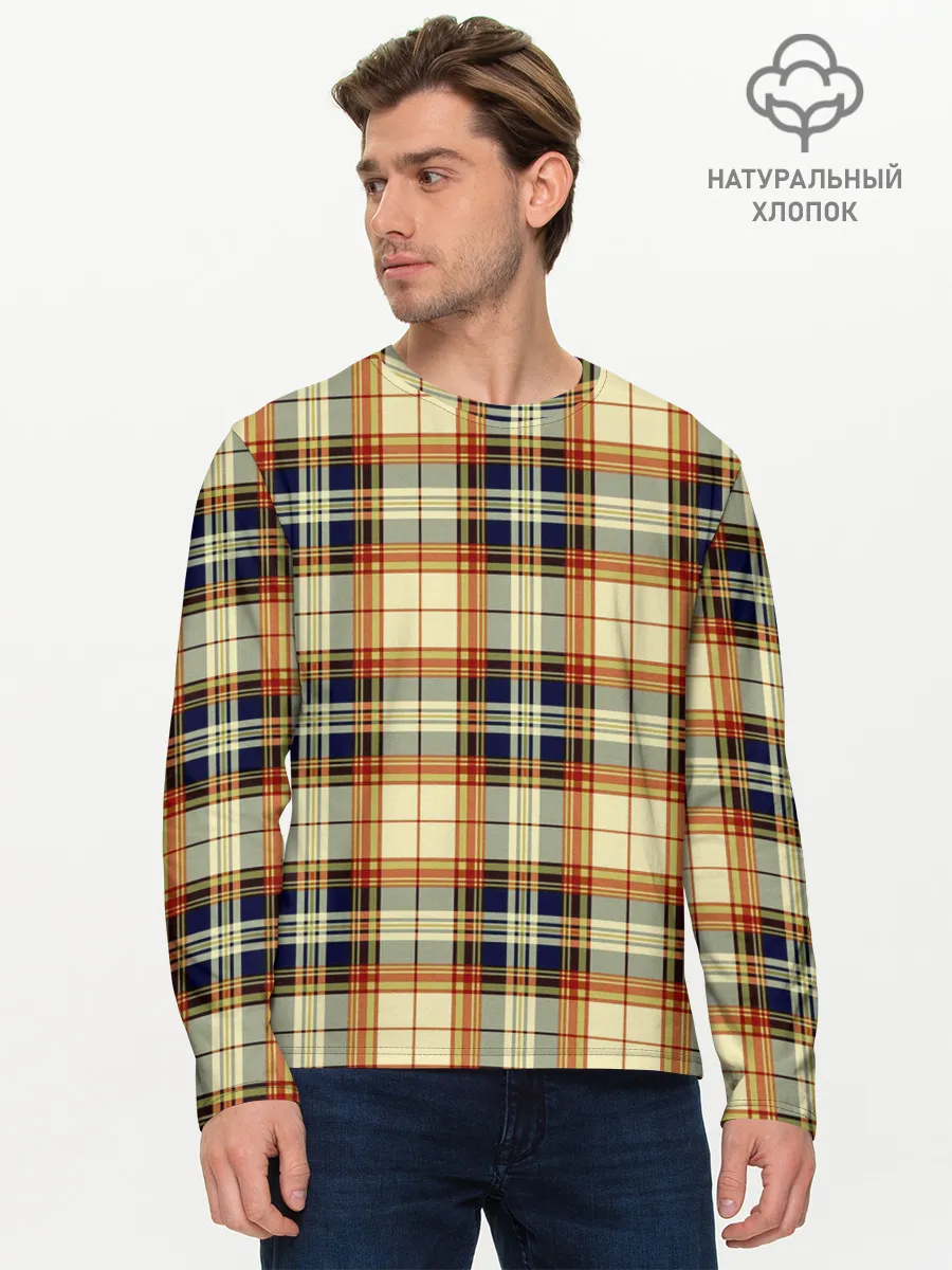 Мужской лонгслив базовый / Джентльмены Ретро