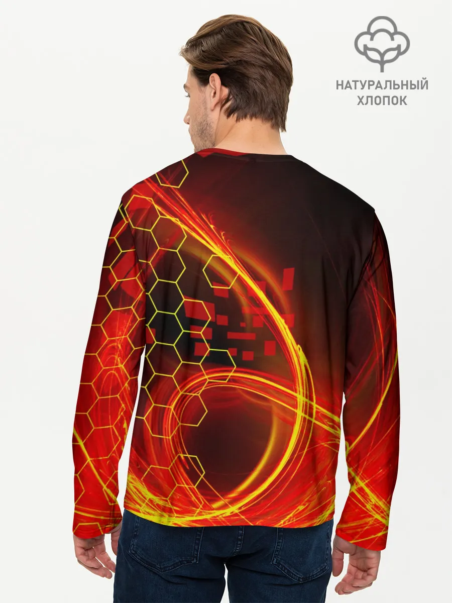 Мужской лонгслив базовый / Ван Пис | Луффи 4 гир