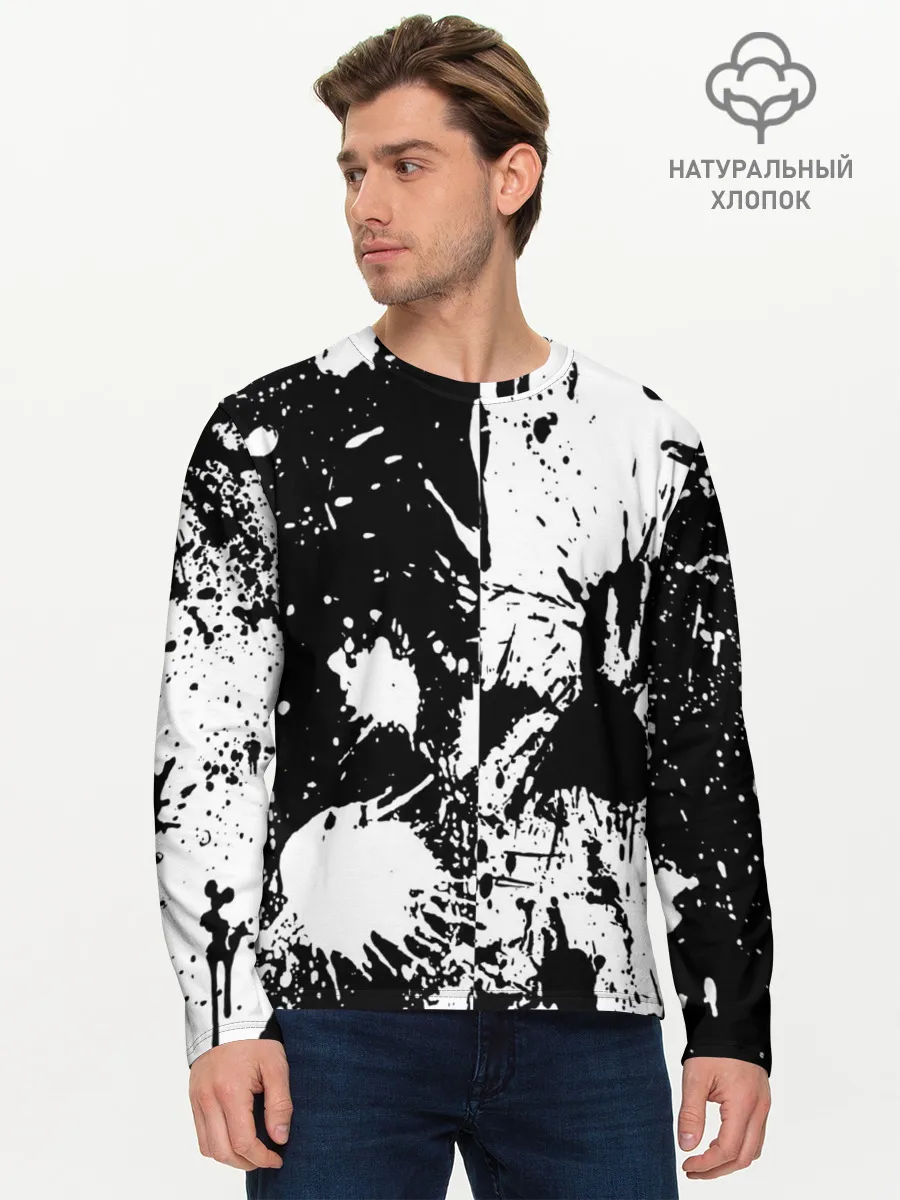 Мужской лонгслив базовый / КРАСКА И НИЧЕГО ЛИШНЕГО!