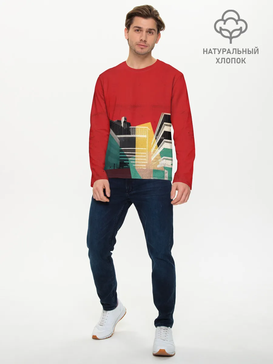 Мужской лонгслив базовый / архитектура