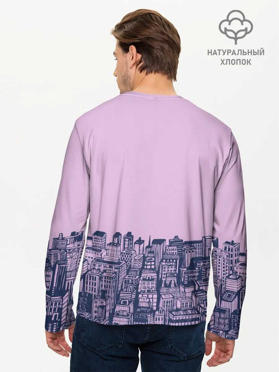 Мужской лонгслив базовый / город