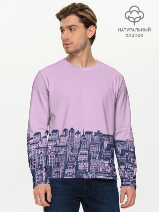 Мужской лонгслив базовый / город