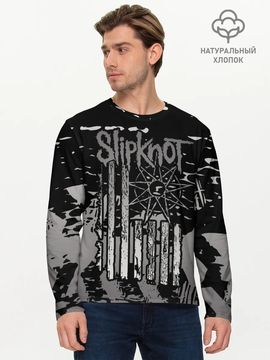 Мужской лонгслив базовый / Slipknot
