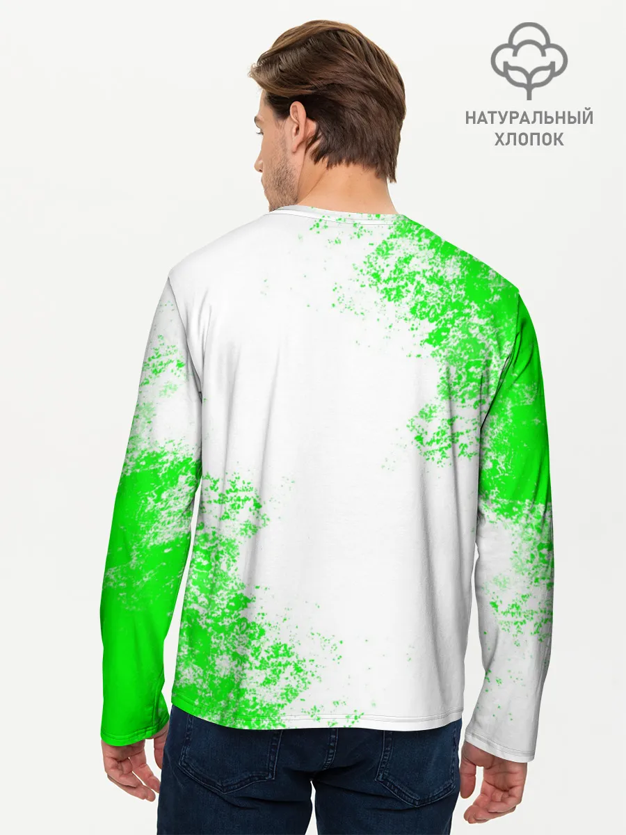 Мужской лонгслив базовый / MINECRAFT CREEPER