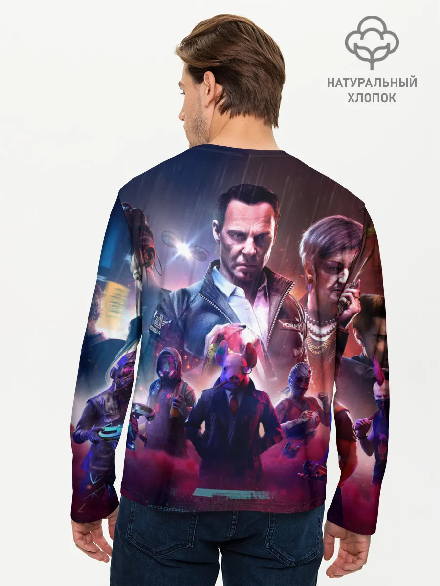 Мужской лонгслив базовый / WATCH DOGS:LEGION