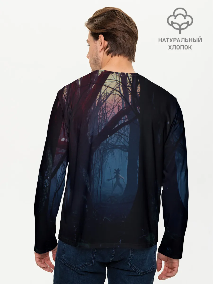 Мужской лонгслив базовый / Очень странные дела