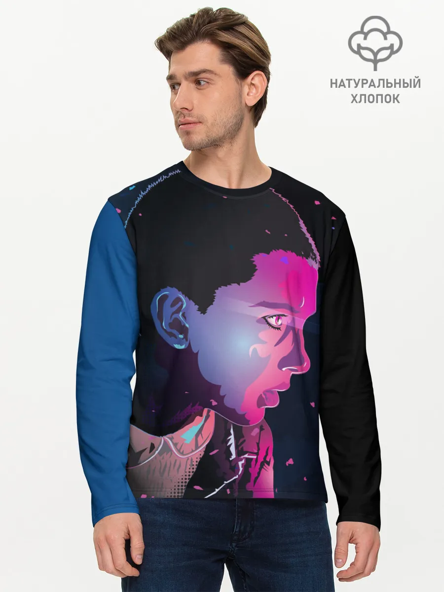 Мужской лонгслив базовый / Очень странные дела