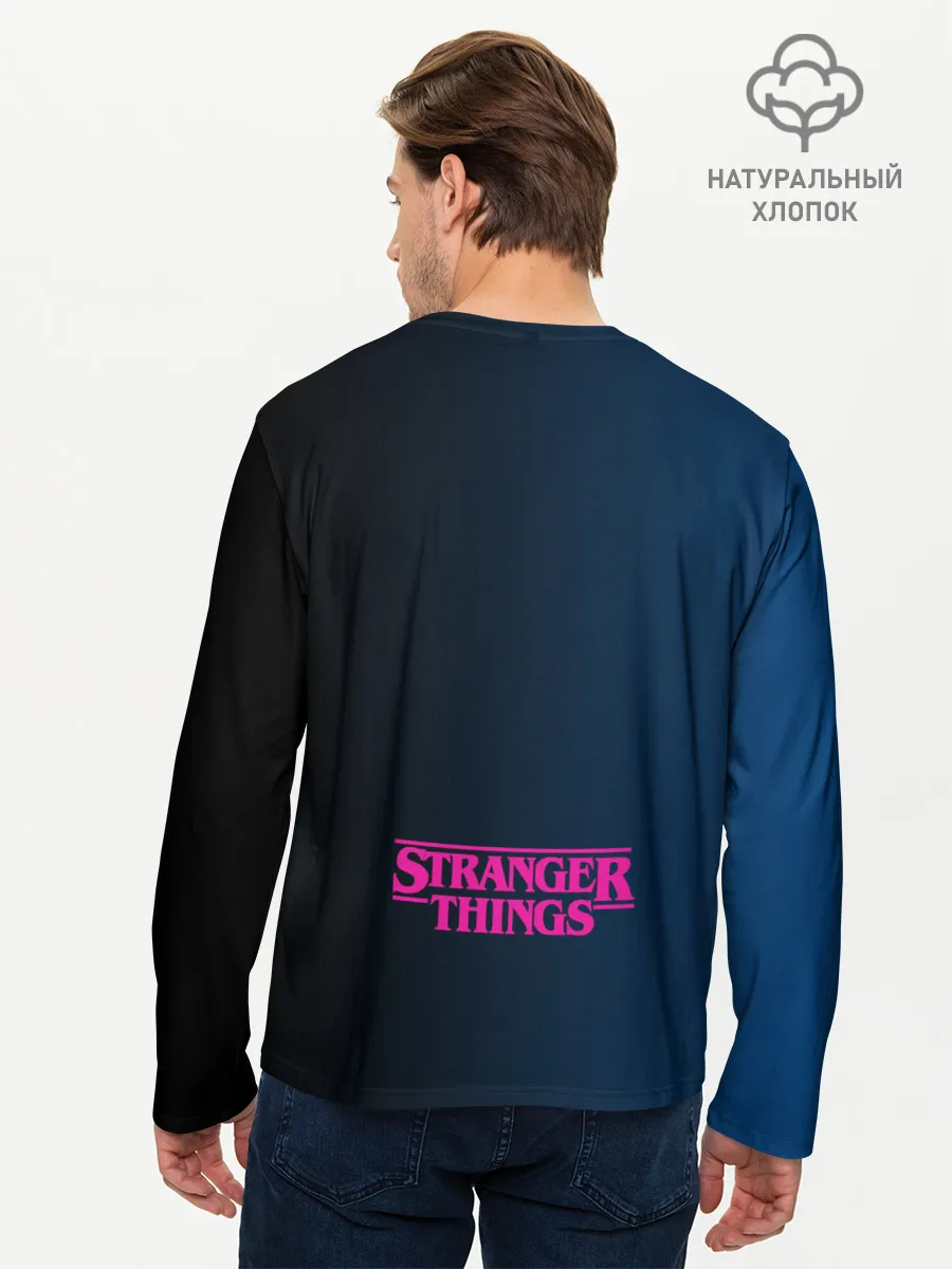 Мужской лонгслив базовый / Очень странные дела