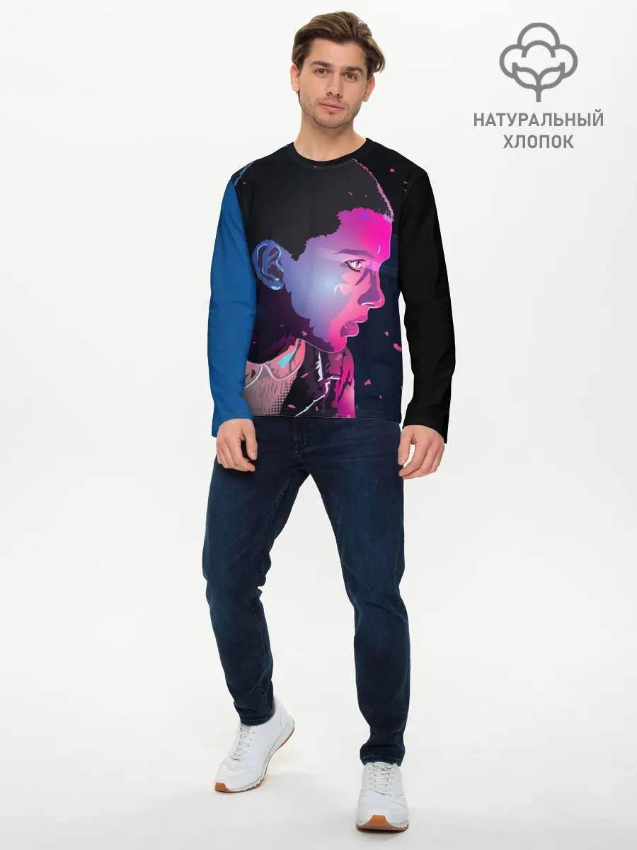 Мужской лонгслив базовый / Очень странные дела