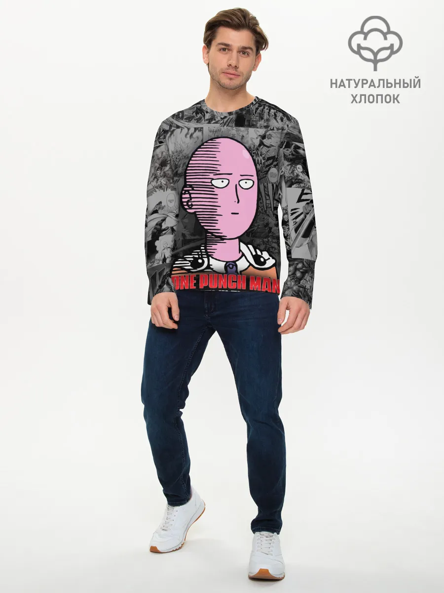 Мужской лонгслив базовый / I am okey