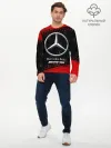 Мужской лонгслив базовый / MERCEDES / МЕРСЕДЕС