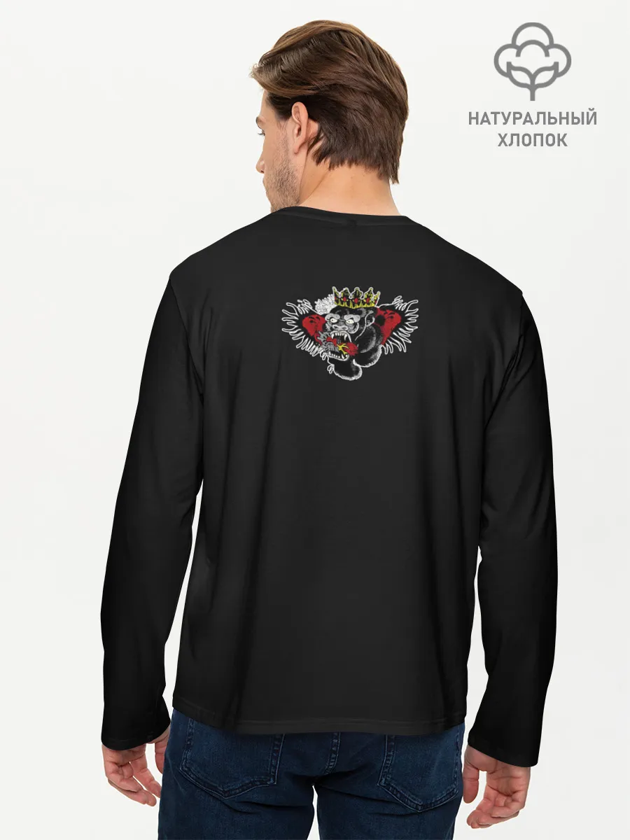 Мужской лонгслив базовый / Конор Макгрегор: Мотивация
