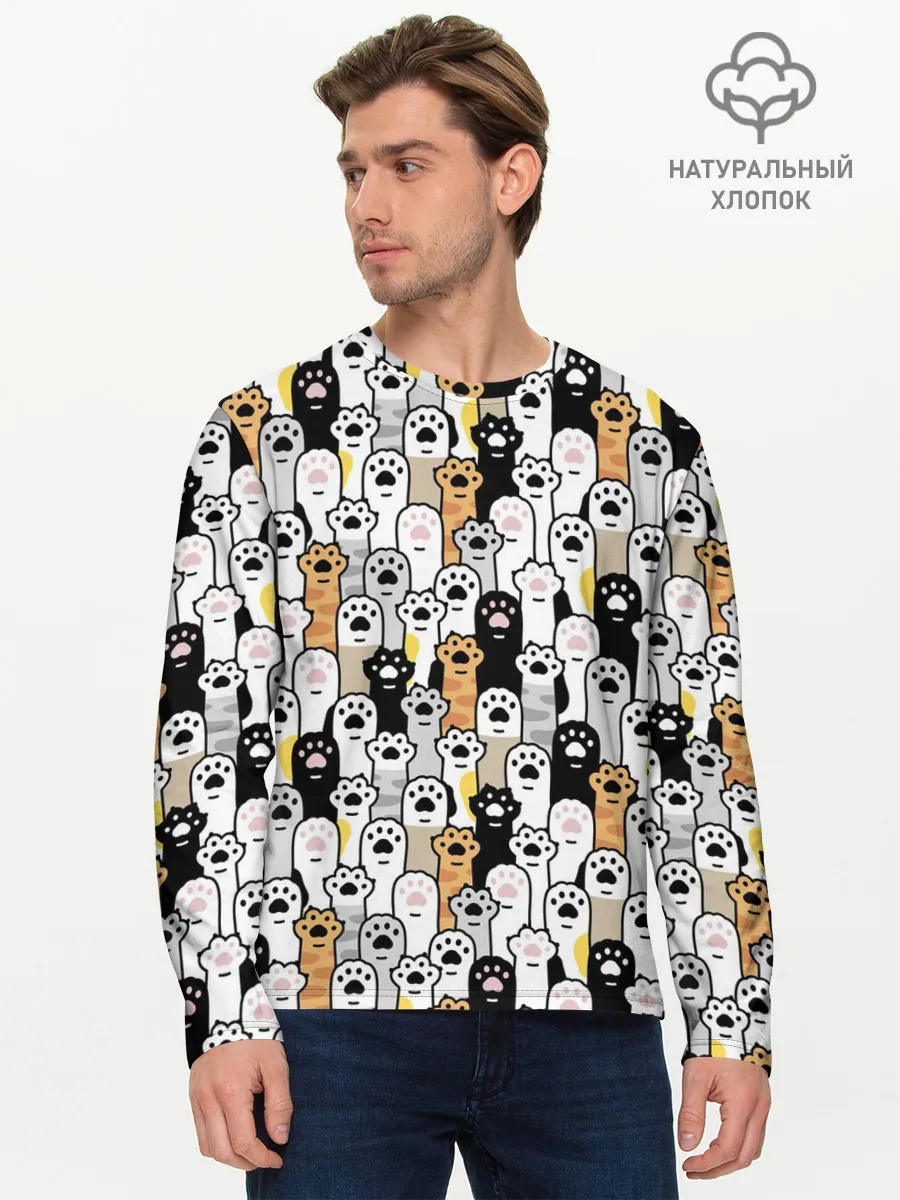 Мужской лонгслив базовый / ЛАПКИ