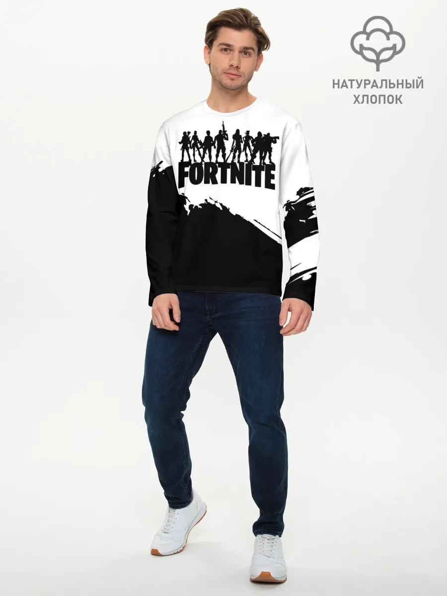 Мужской лонгслив базовый / Fortnite