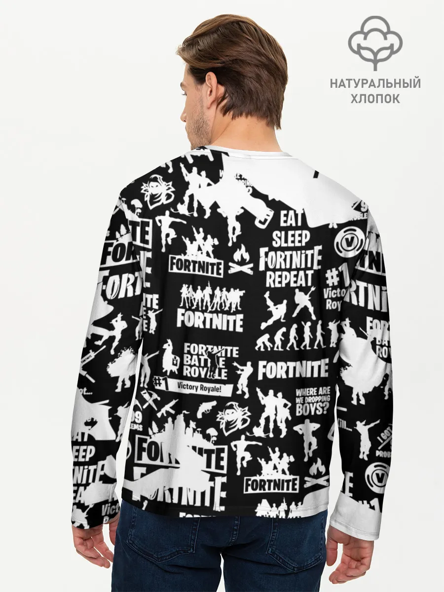 Мужской лонгслив базовый / Fortnite