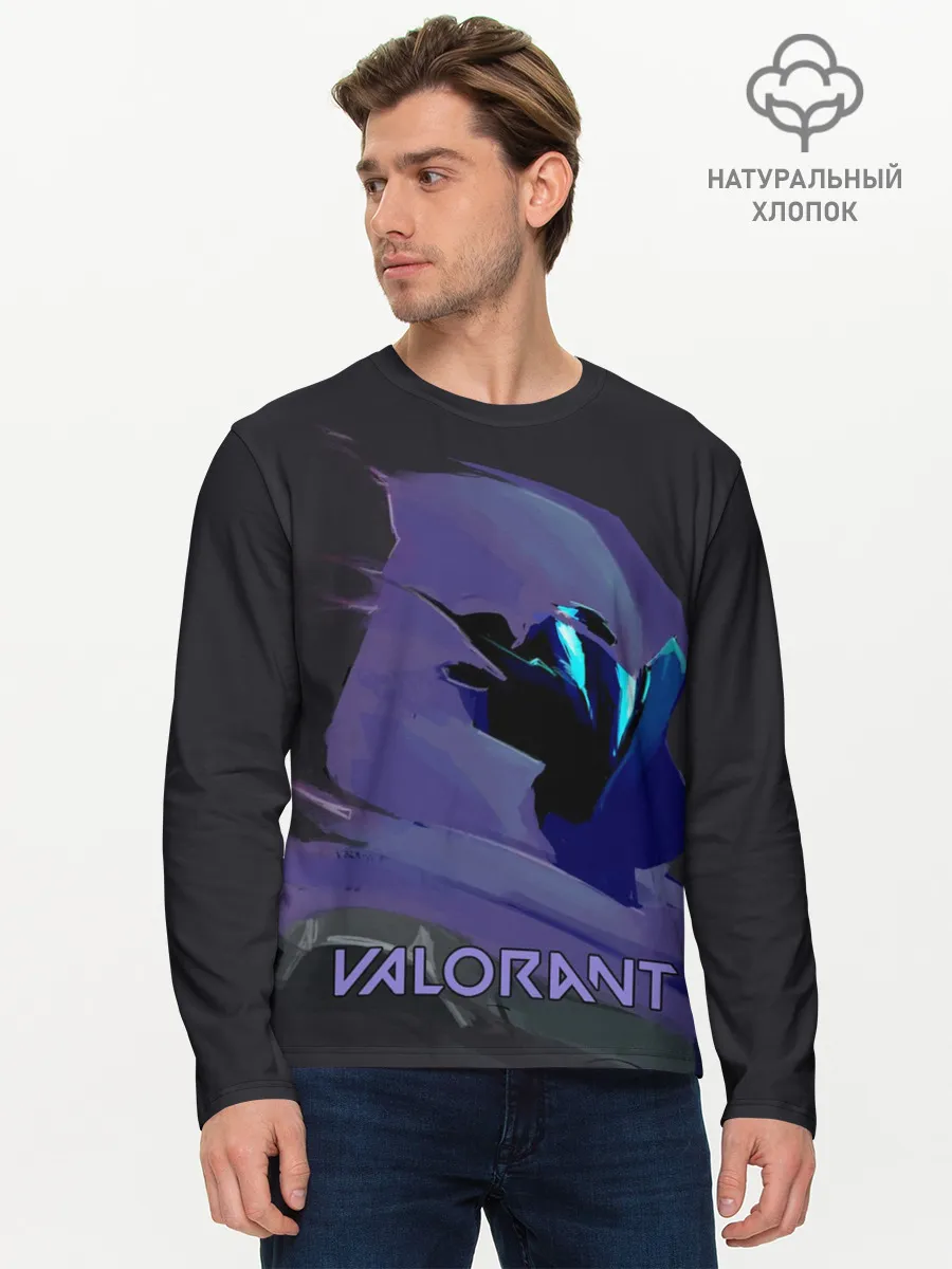 Мужской лонгслив базовый / VALORANT