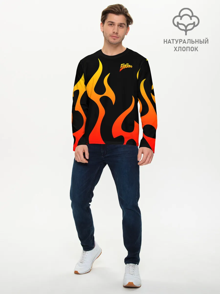 Мужской лонгслив базовый / JoJo Bizarre Adventure